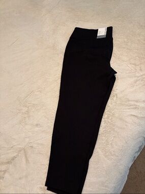 Nine West Black Stretch Knit Leggings with Tag